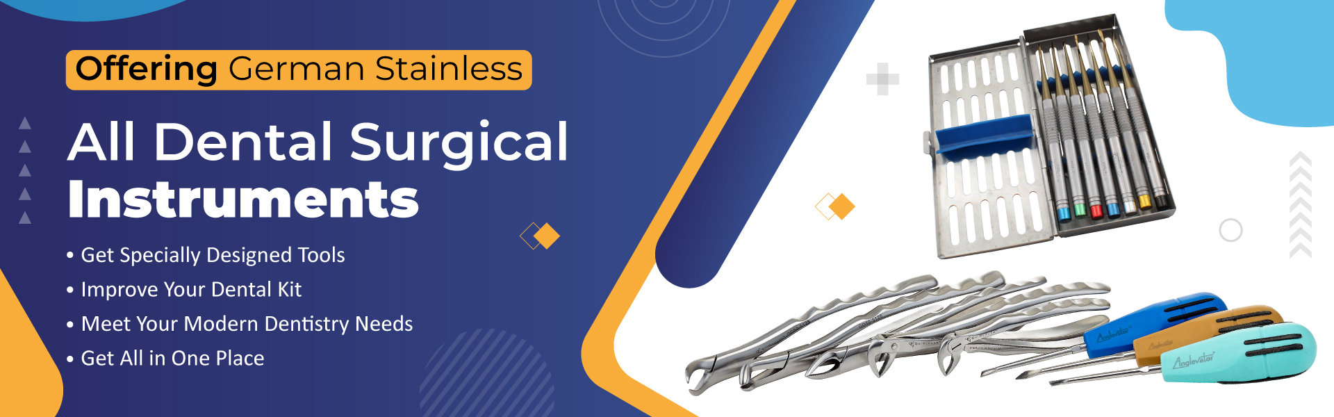 All dental surgical instruments